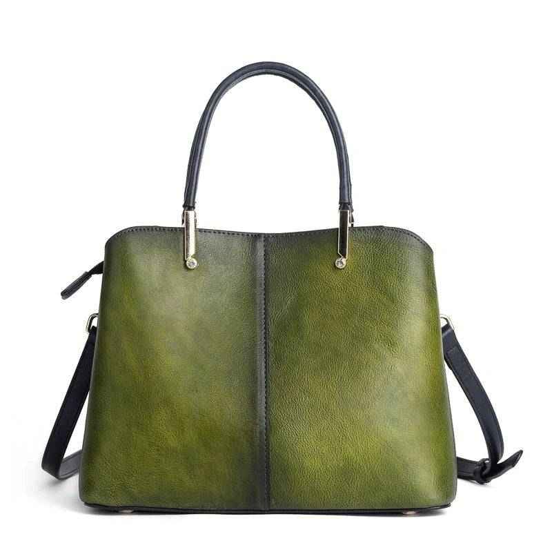Rossie Viren Women's Leather Top Handle Shoulder Cross Body Bags