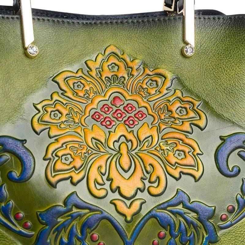 Rossie Viren Women's Leather Top Handle Shoulder Cross Body Bags