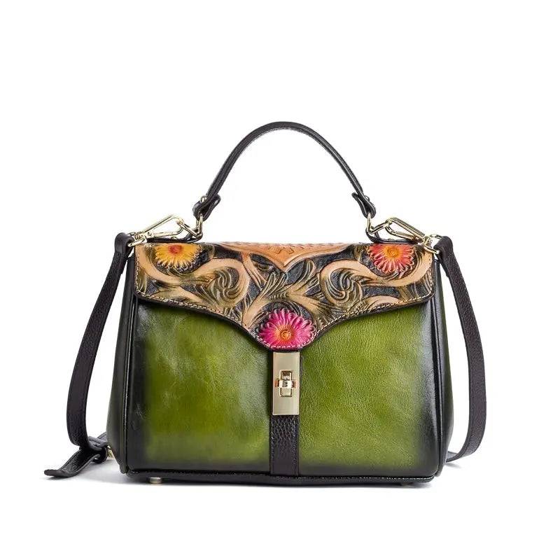 Rossie Viren Women's Mini Leather Top Handle Satchel