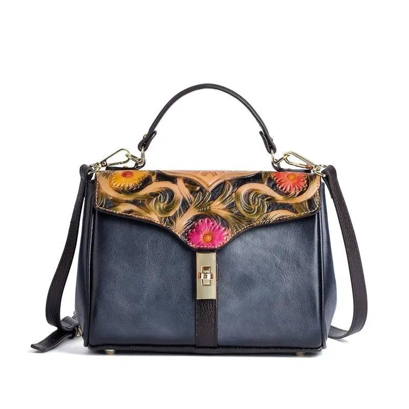 Rossie Viren Women's Mini Leather Top Handle Satchel