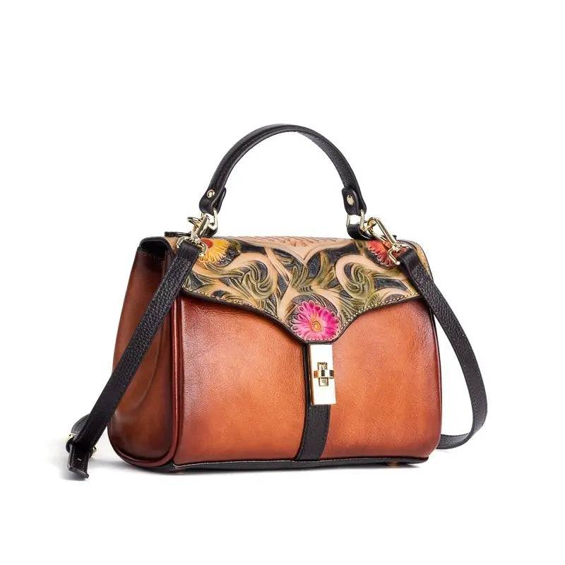 Rossie Viren Women's Mini Leather Top Handle Satchel