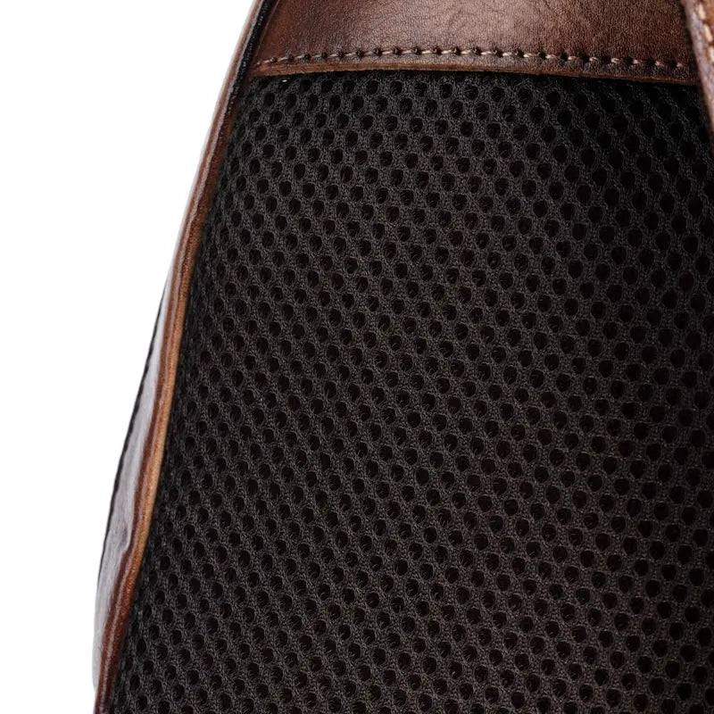 Rossie Viren Women's Retro Genuine Leather Large Backpack, Leather Rucksack, Leather Knapsack ,Office Bag,Travel Backpack