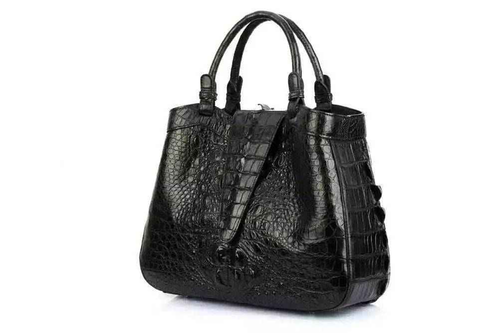Rossie Viren Women's Crocodile Leather Hobo Shoulder Bags