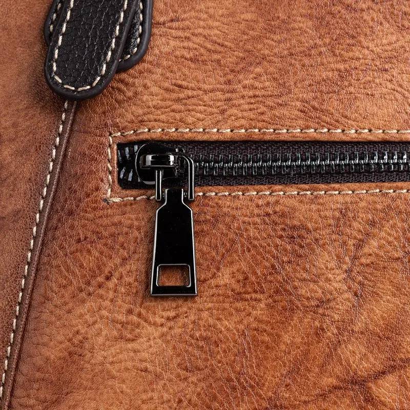 Rossie Viren Women's Women’s Genuine Leather Handbag Shoulder Bags Work Tote Bag Top Handle Bag Ladies Purses Satchel