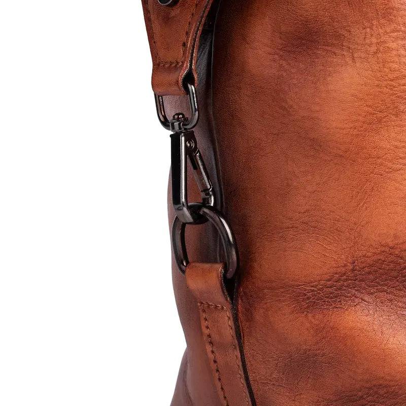 Rossie Viren Women's Women’s Genuine Leather Handbags Satchel Tote Top Handle Bags Ladies Purses Cross-body Bag