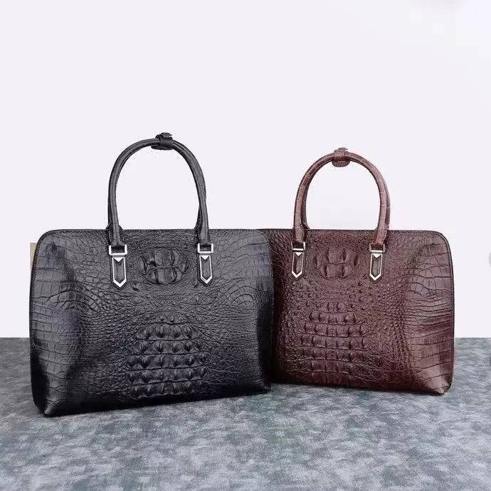 Shell Bag Crocodile Leather Hand Bag Shell Pack Alma Bag