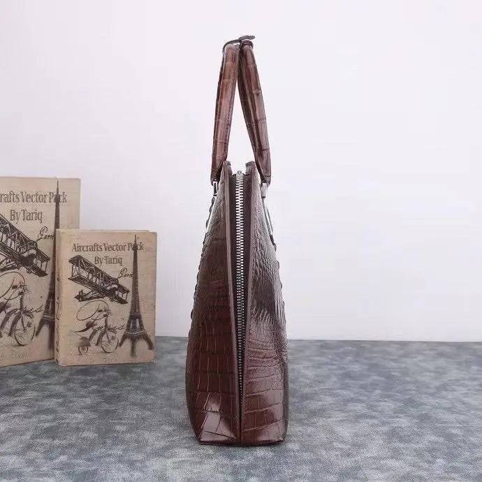 Shell Bag Crocodile Leather Hand Bag Shell Pack Alma Bag