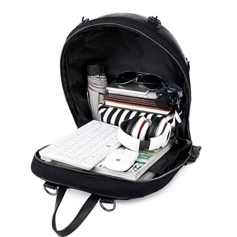 Unisex Kreepsville 3D Skull Backpack Large