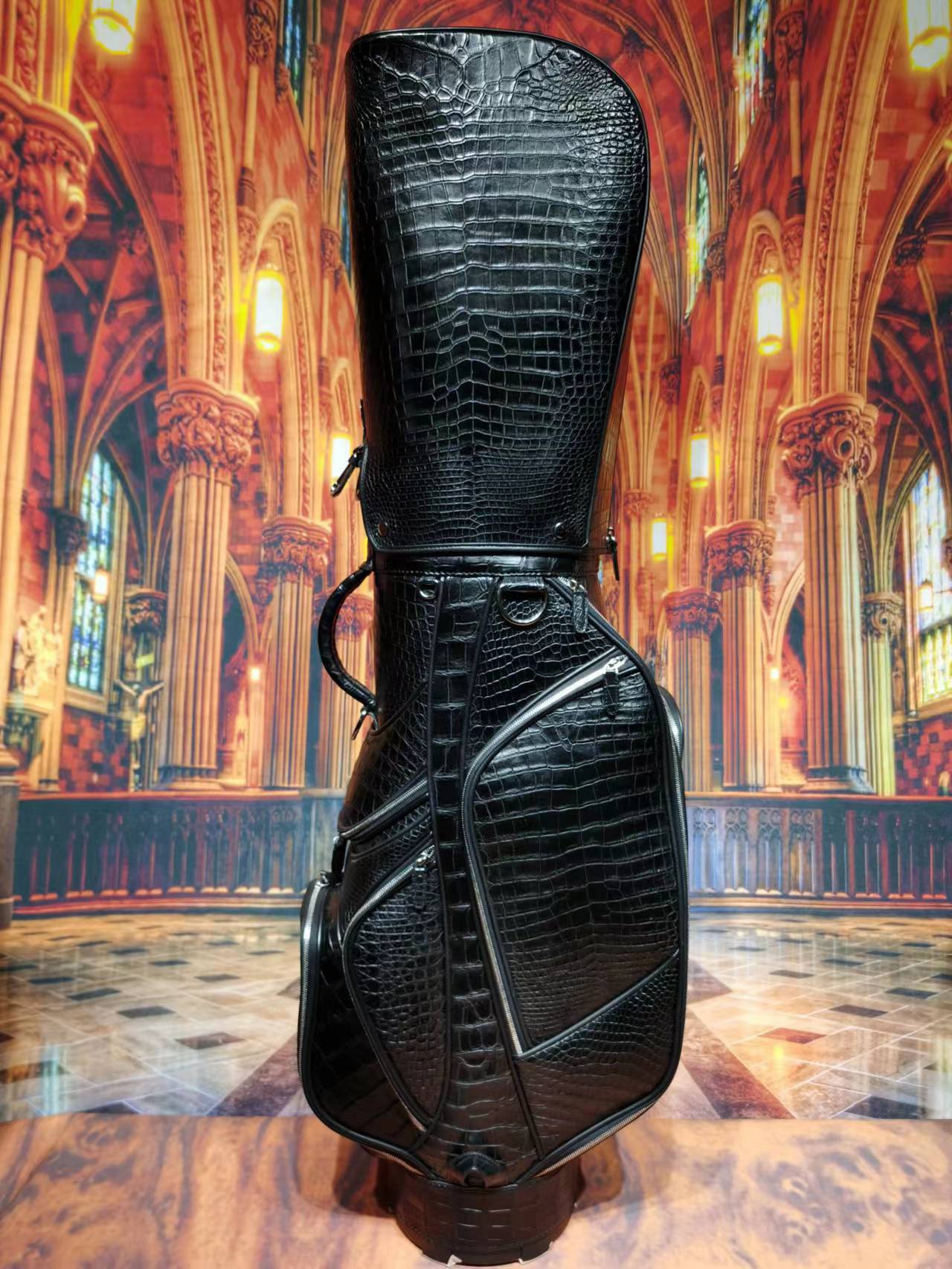 Crocodile Belly Leather Golf Bags ,Crocodile Leather Golf Sets , Golf Cart Bags & Golf Stand Bags