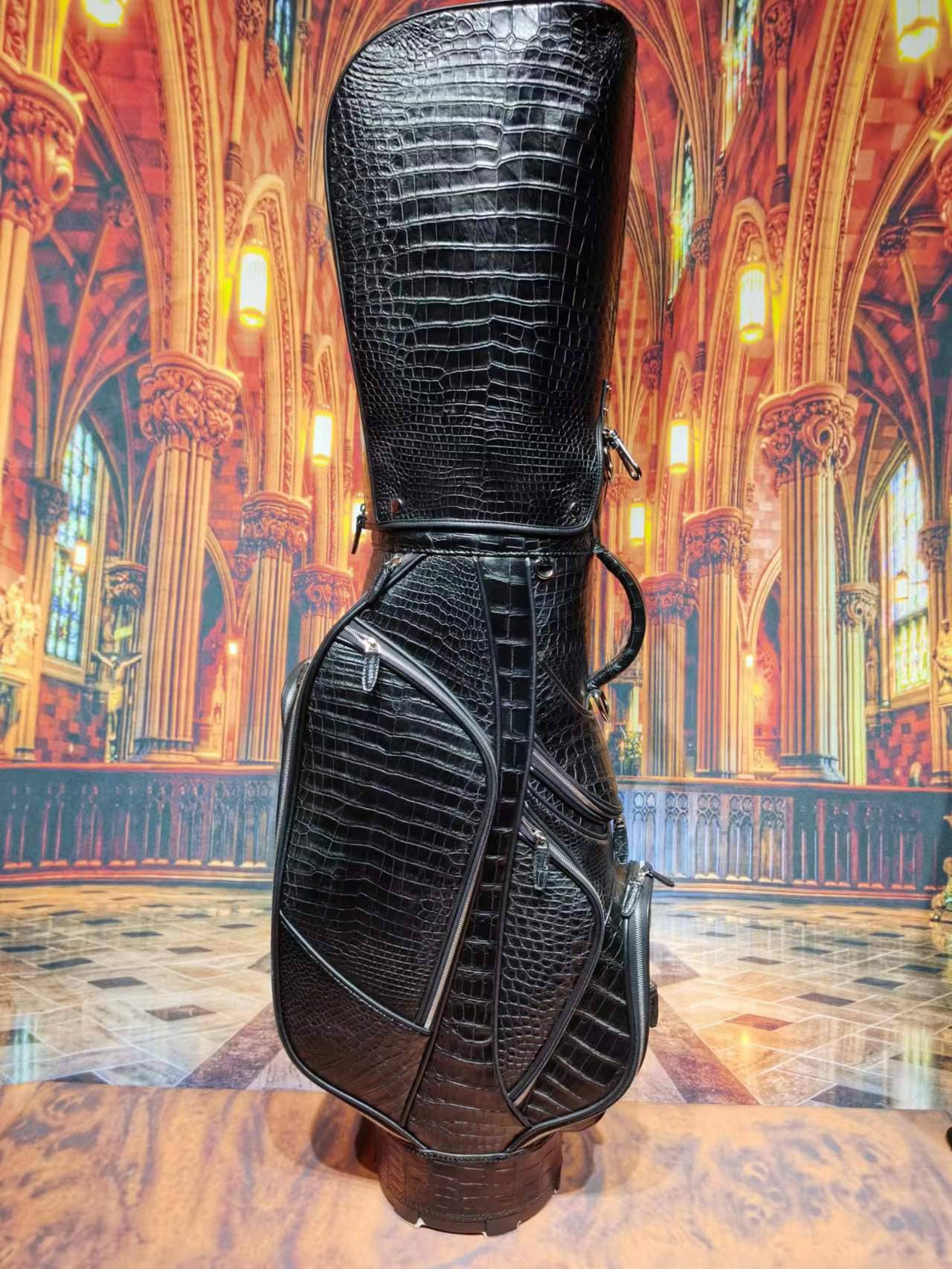 Crocodile Belly Leather Golf Bags ,Crocodile Leather Golf Sets , Golf Cart Bags & Golf Stand Bags