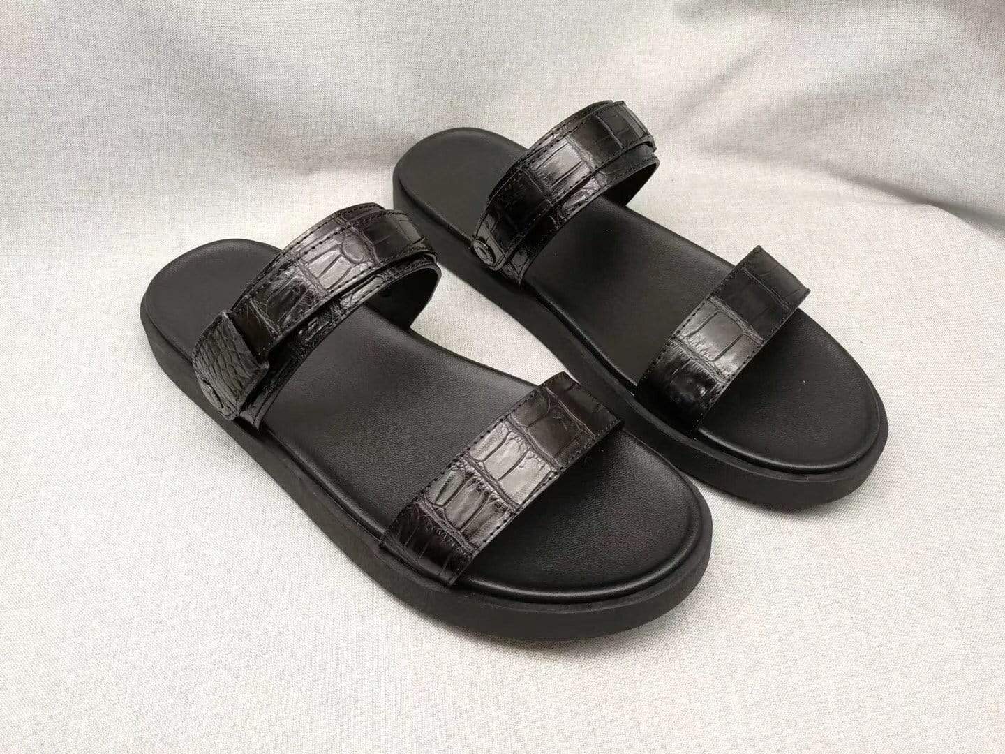 Crocodile Shoes Crocodile Belly Leather Sandals