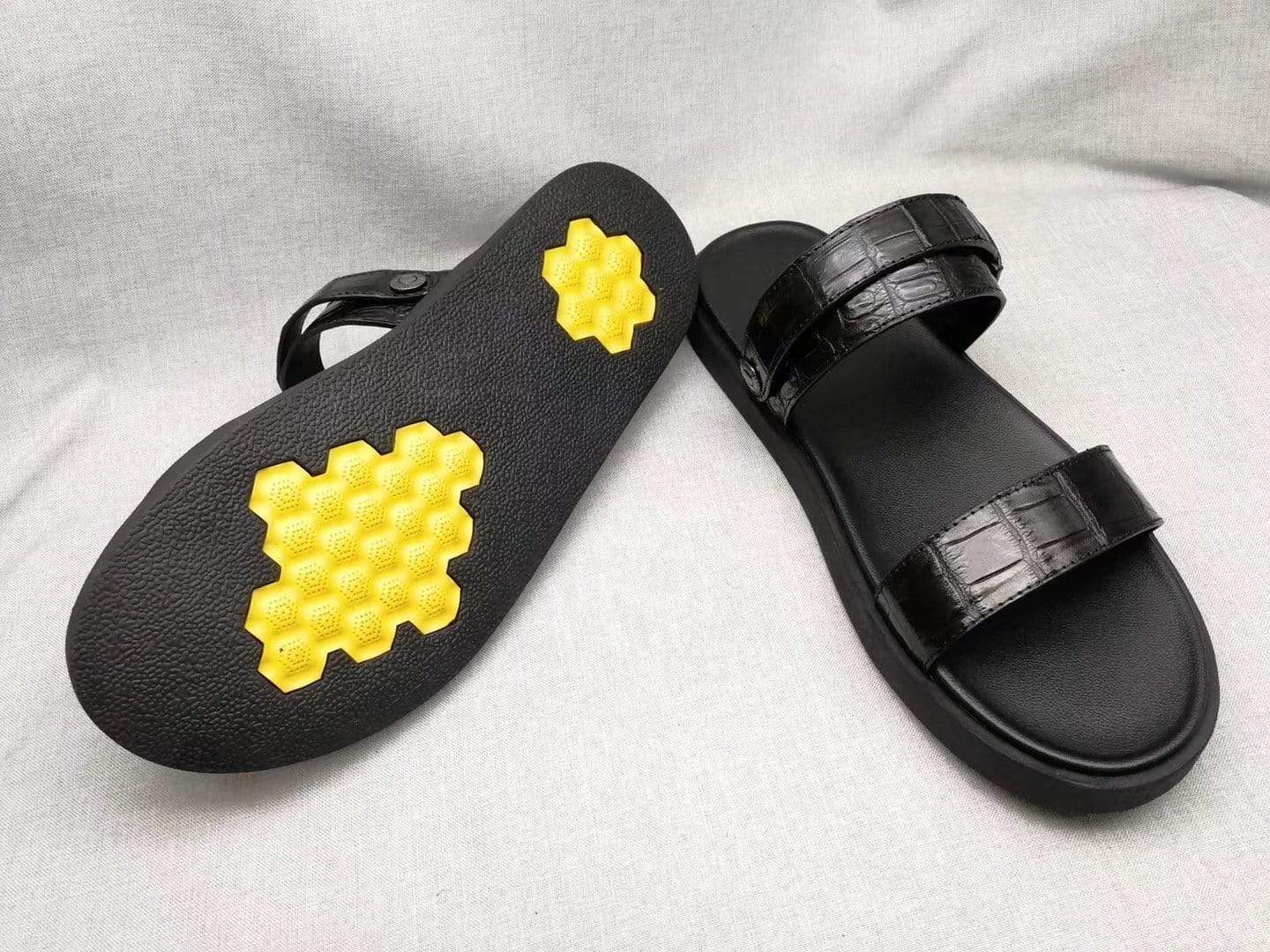 Crocodile Shoes Crocodile Belly Leather Sandals