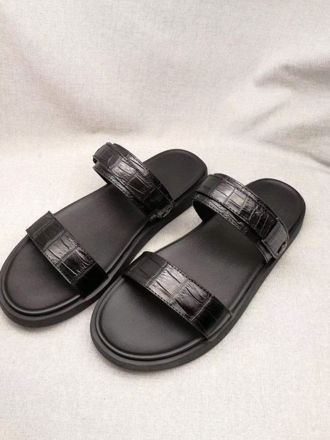 Crocodile Shoes Crocodile Belly Leather Sandals