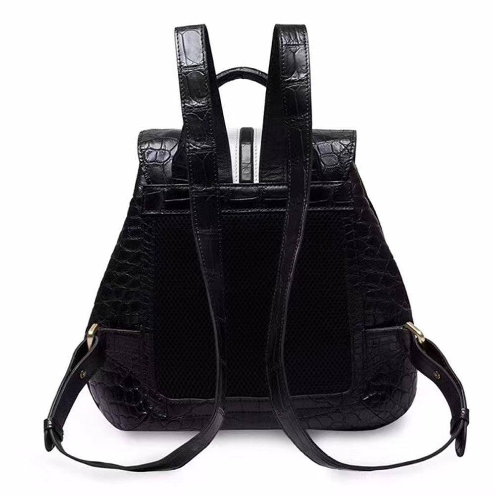 Crocodile Belly Leather Women's Backpack