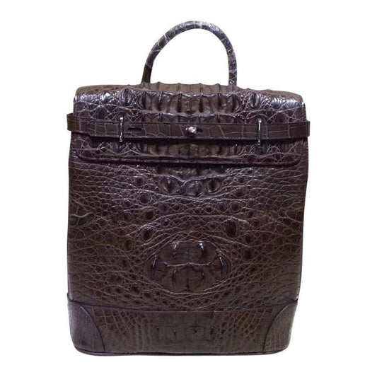 Crocodile Leather Backpack