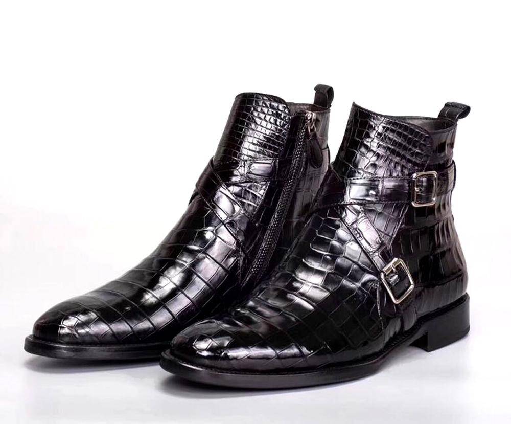 Crocodile Shoes Crocodile Leather  Boots