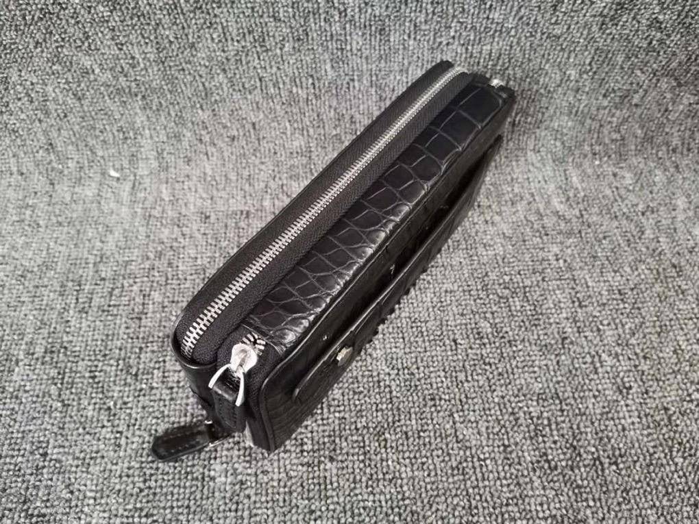 Crocodile Leather Multi-Function Large Volumn Credit Card Clutch Wallet Bags