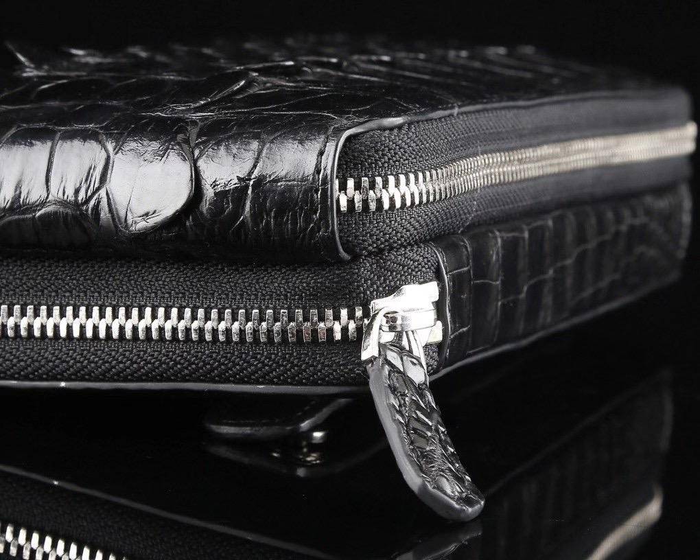 Crocodile Leather Multi-Function Large Volumn Credit Card Clutch Wallet Bags