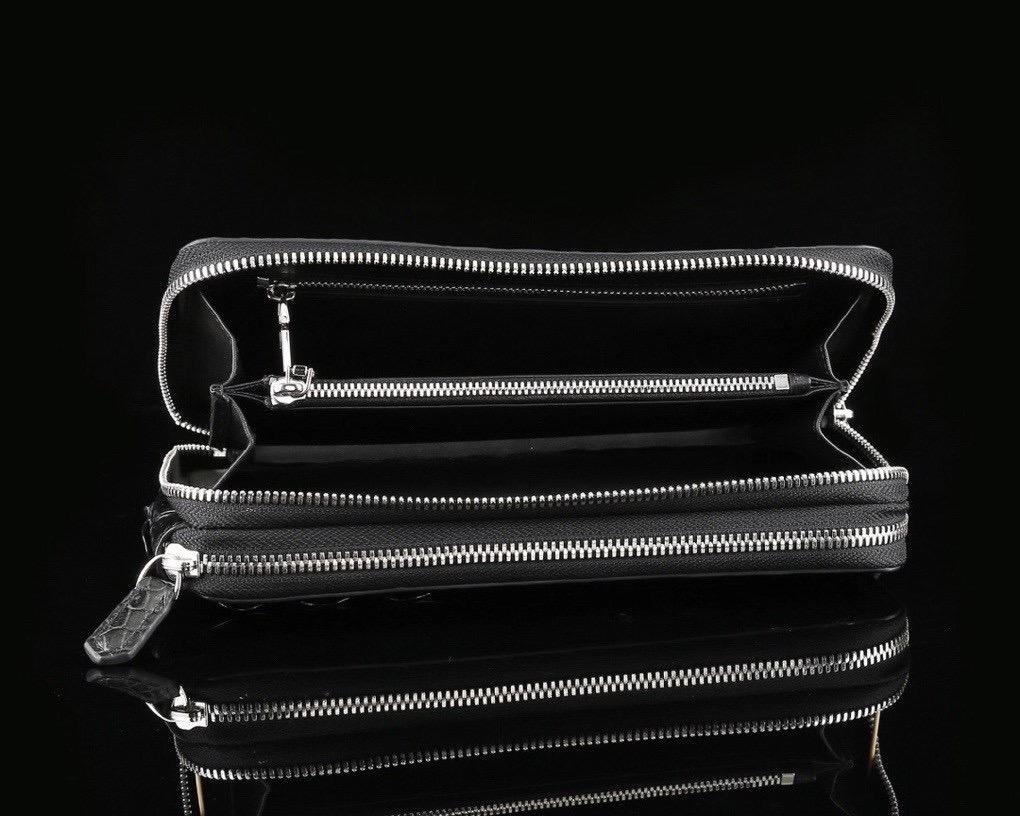 Crocodile Leather Multi-Function Large Volumn Credit Card Clutch Wallet Bags