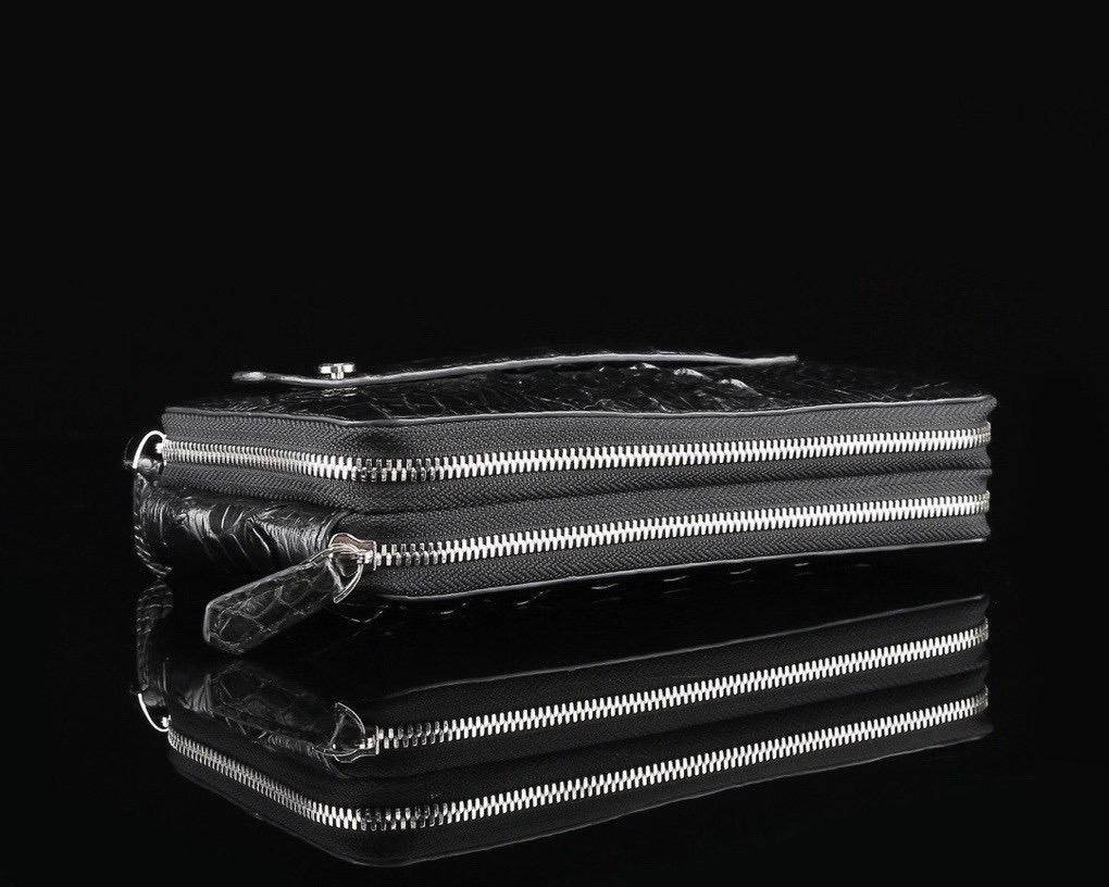Crocodile Leather Multi-Function Large Volumn Credit Card Clutch Wallet Bags