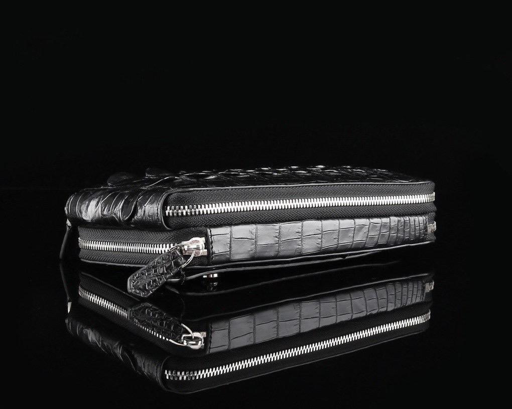 Crocodile Leather Multi-Function Large Volumn Credit Card Clutch Wallet Bags