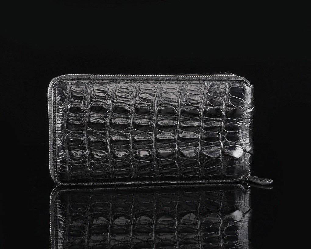 Crocodile Leather Multi-Function Large Volumn Credit Card Clutch Wallet Bags