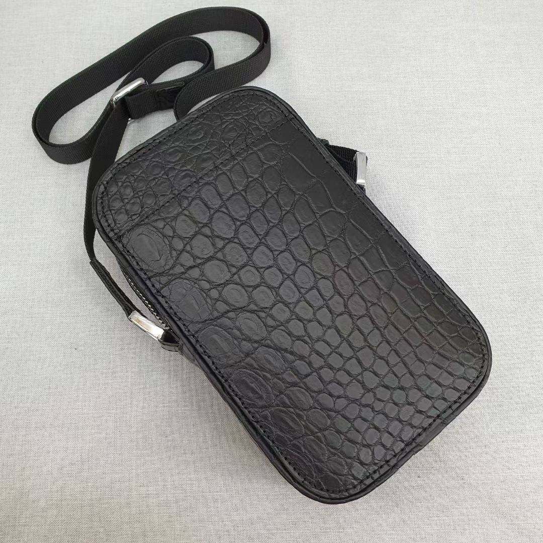 Crocodile Leather Phone Case Cross Body Bag