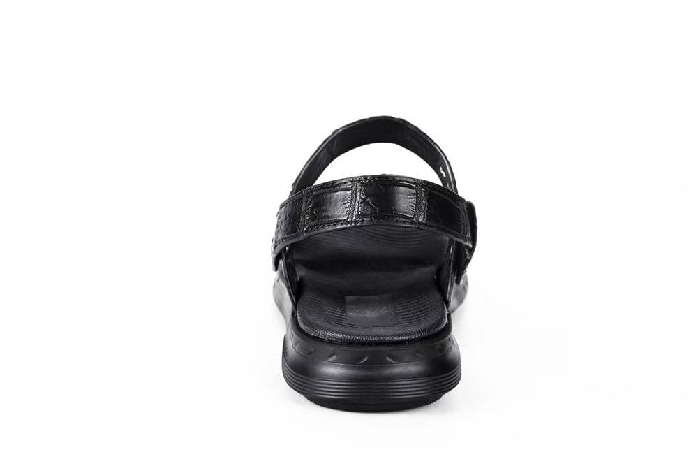 Crocodile Shoes Crocodile Leather Sandals Outdoor Beach Shoes Crocodile Leather Flip Flops Non-slip Slides