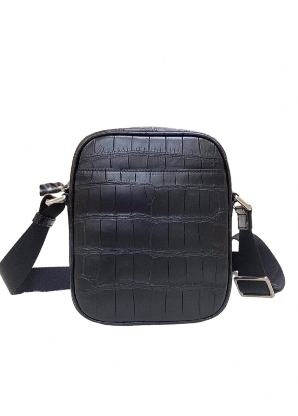 Crocodile Leather Small Crossbody Shoulder Bag