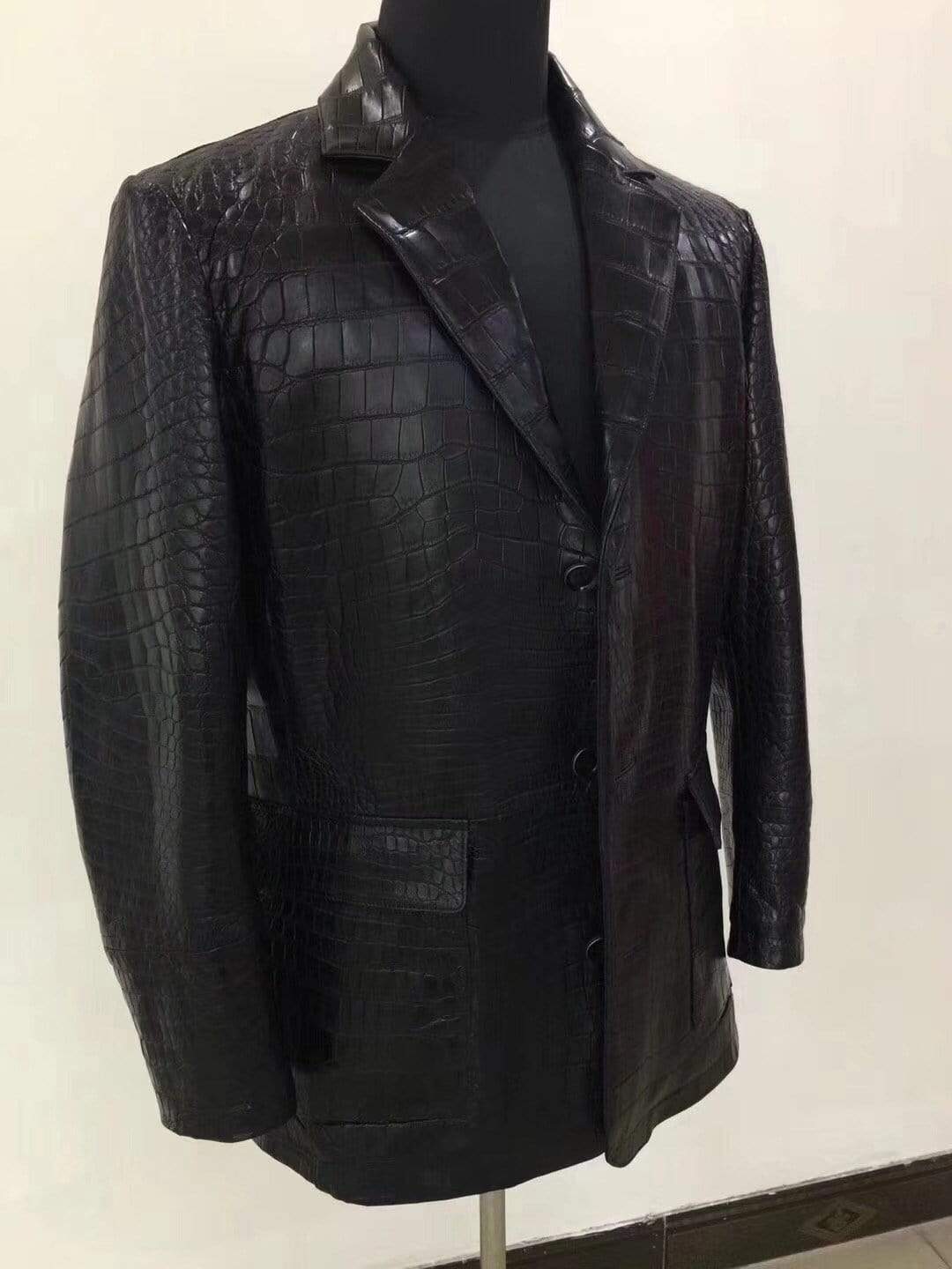 Crocodile Leather Blazer