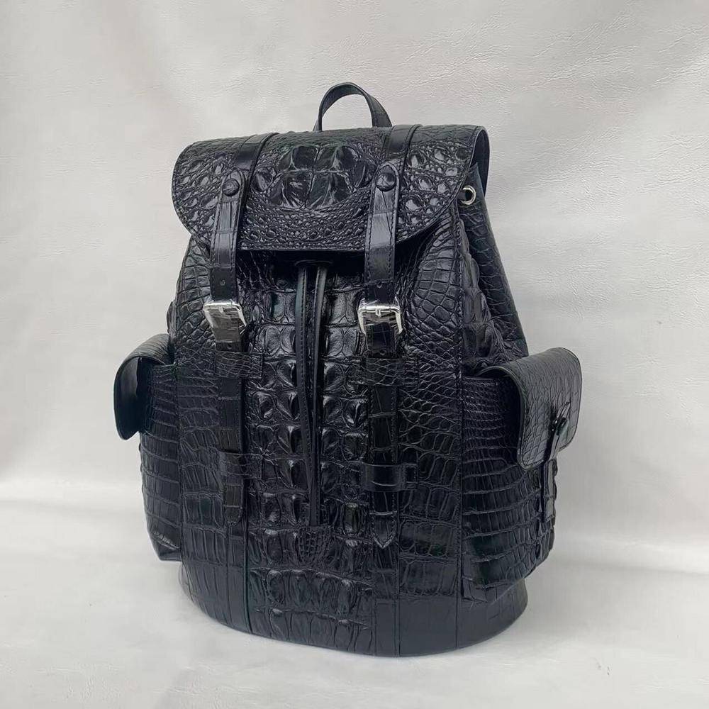 Genuine Crocodile  Leather Backpack Small