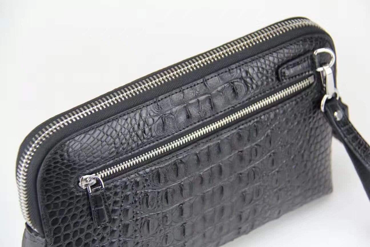 Genuine Crocodile Leather  Clutch Bag For Men
