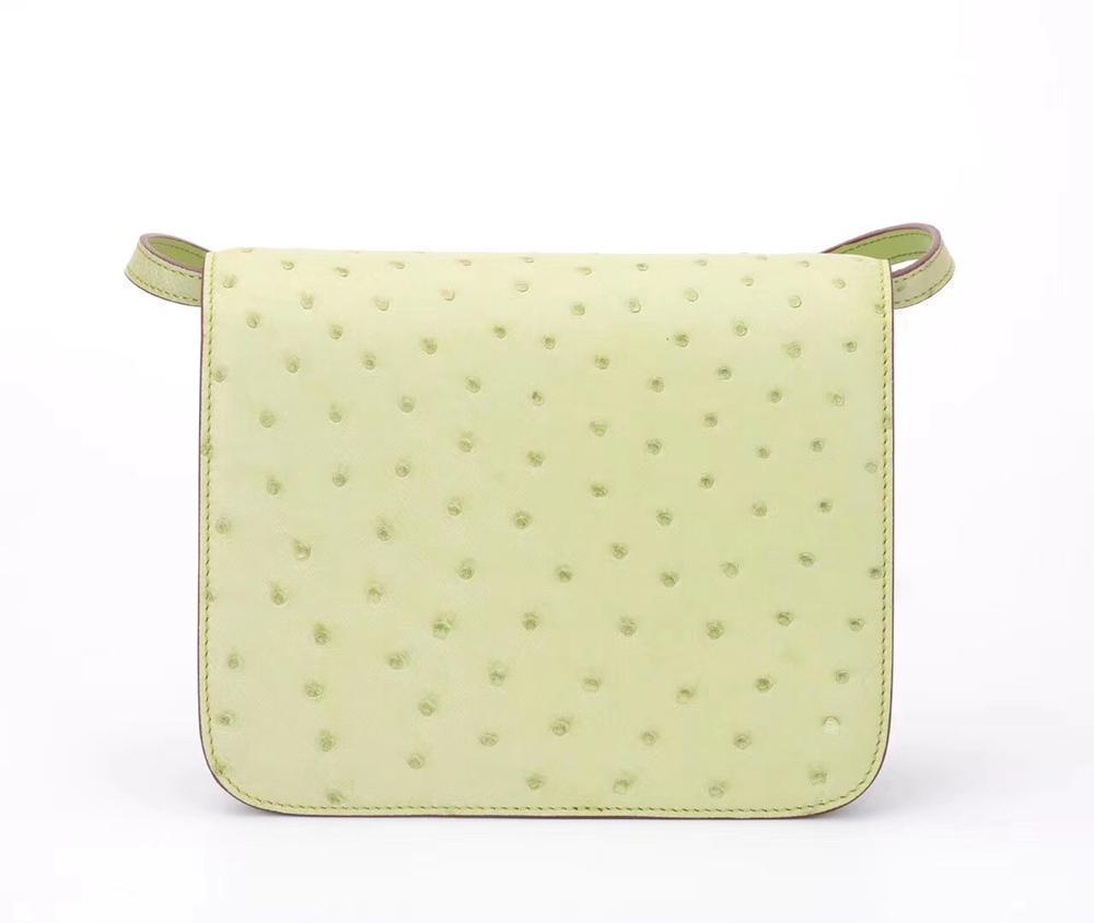 Genuine Ostrich Leather Mini Falp Cross body Messenger Shoulder Bags For Summer