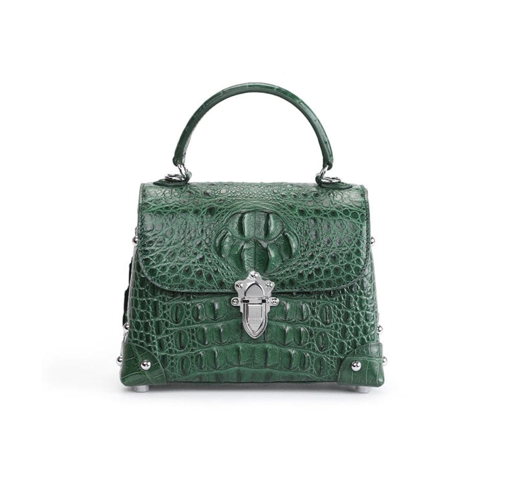 Ladies Top-handle Bag Genuine Crocodile Leather Cross body Messenger Bags