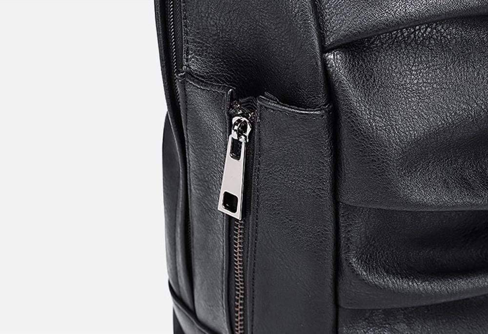 Large Pleated front zip pocket Waterproof Luggage Laptop Backpacks on wheels