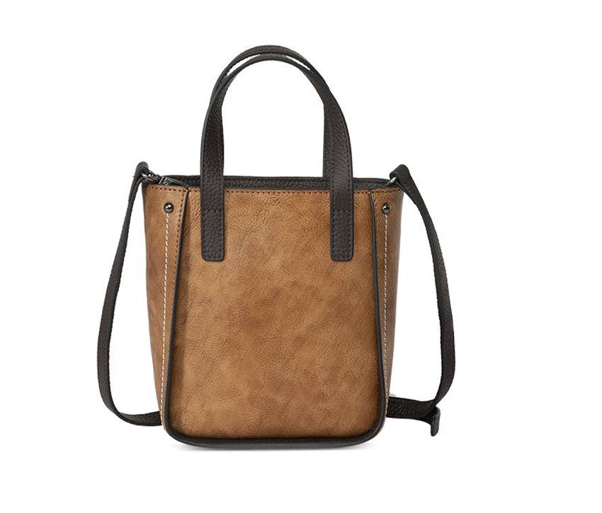 Rossie Viren Women's Women's Leather Mini Tote Cross Body Bag