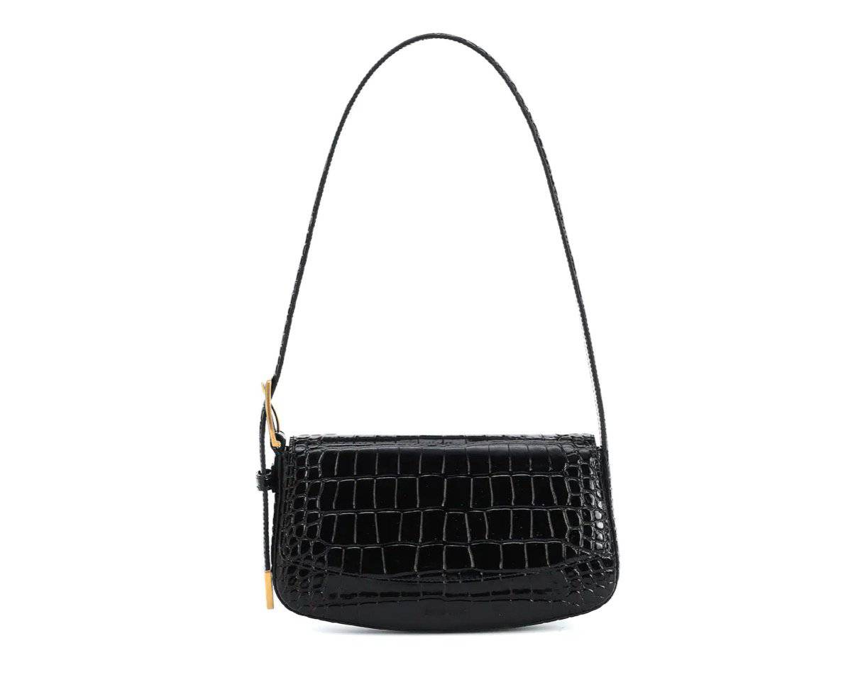 Preorder Crocodile Leather Shoulder Bag  With Two Handles For Lady