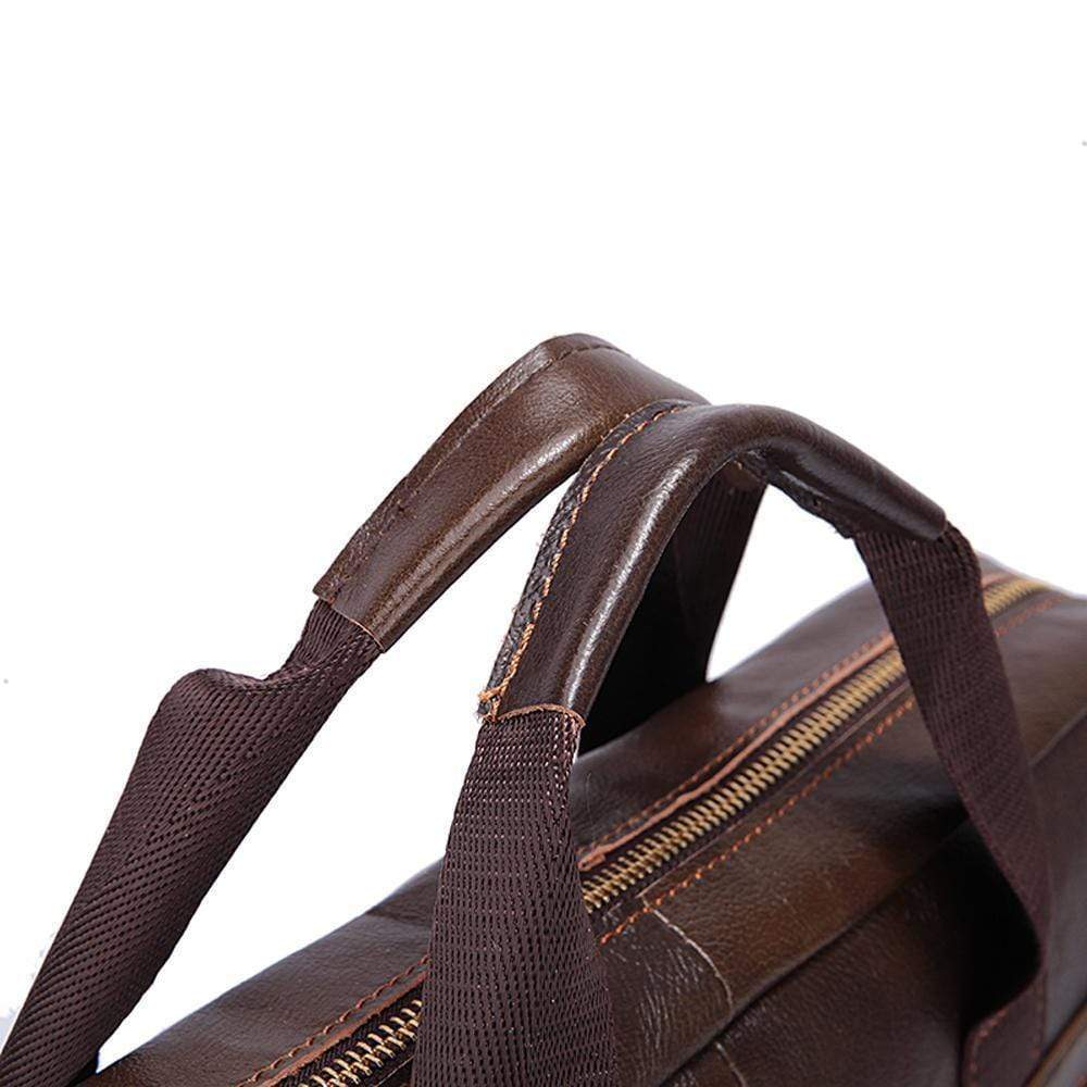 Rossie Viren Handmade Vintage Leather Briefcase For Men