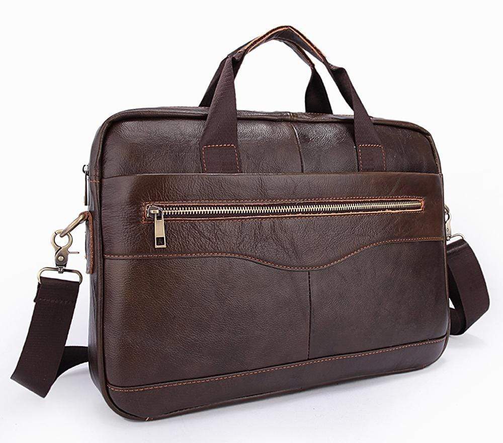 Rossie Viren Handmade Vintage Leather Briefcase For Men