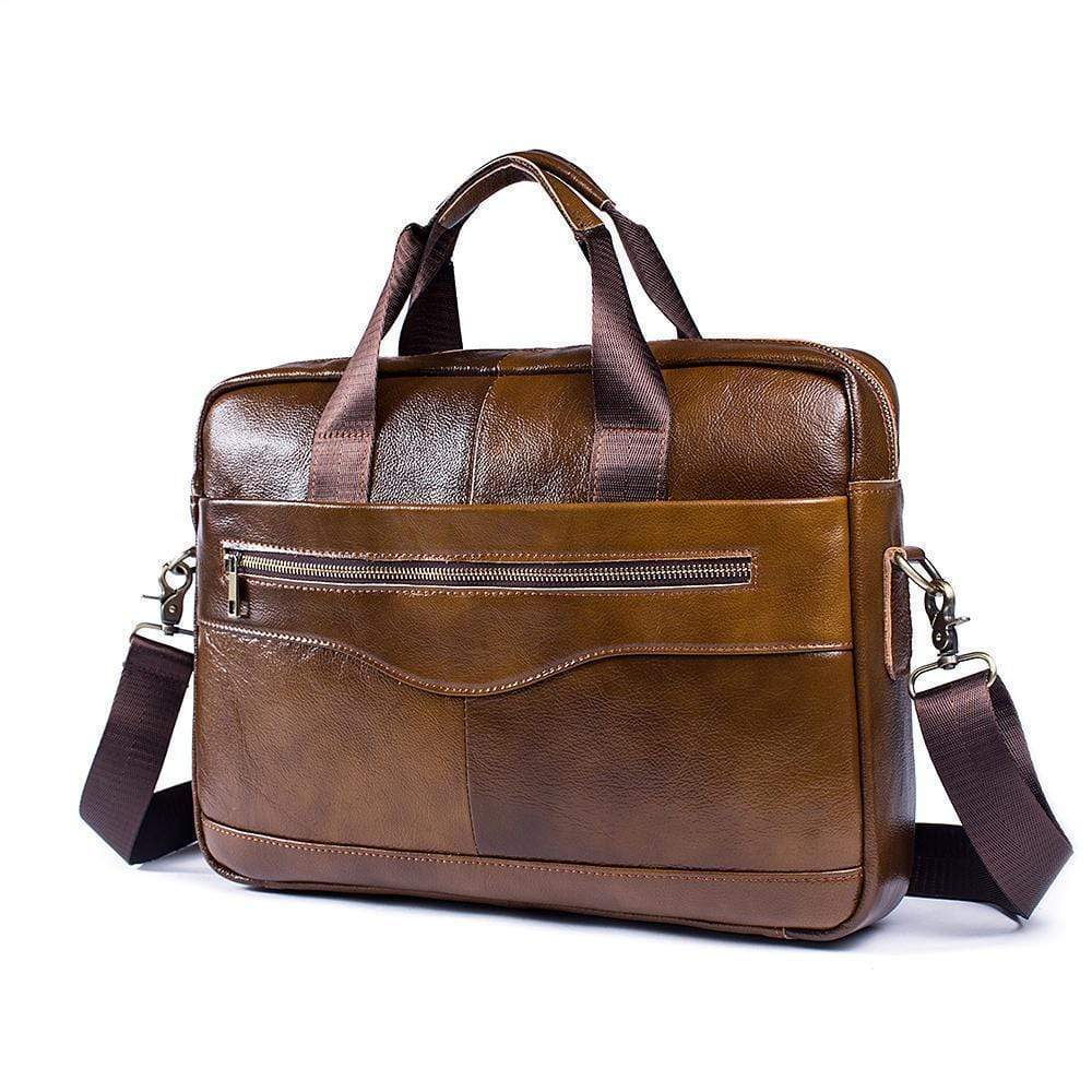 Rossie Viren Handmade Vintage Leather Briefcase For Men