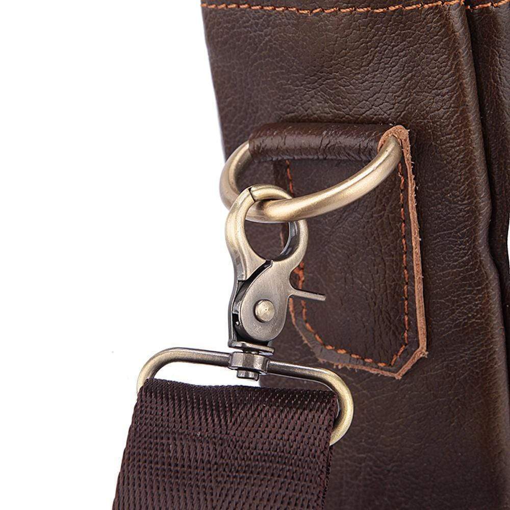 Rossie Viren Handmade Vintage Leather Briefcase For Men