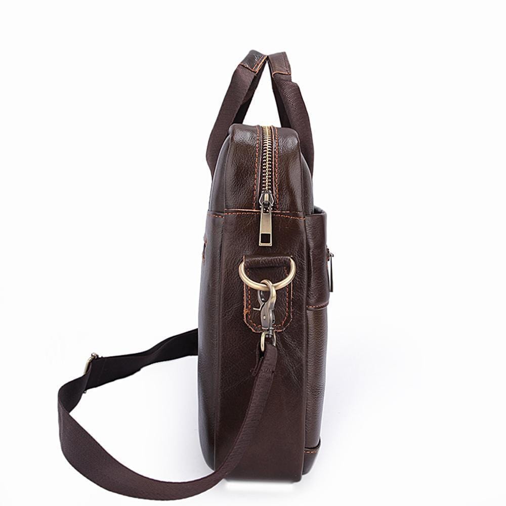 Rossie Viren Handmade Vintage Leather Briefcase For Men