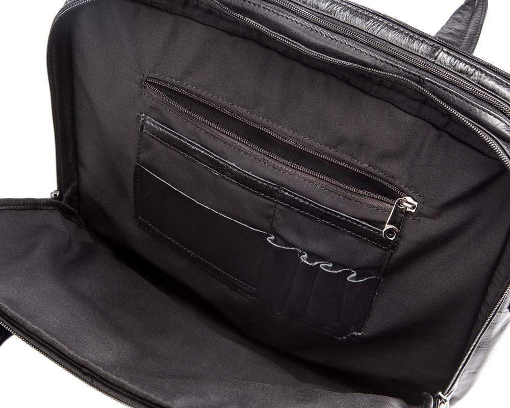 Rossie Viren  Leather  Mens Briefcase