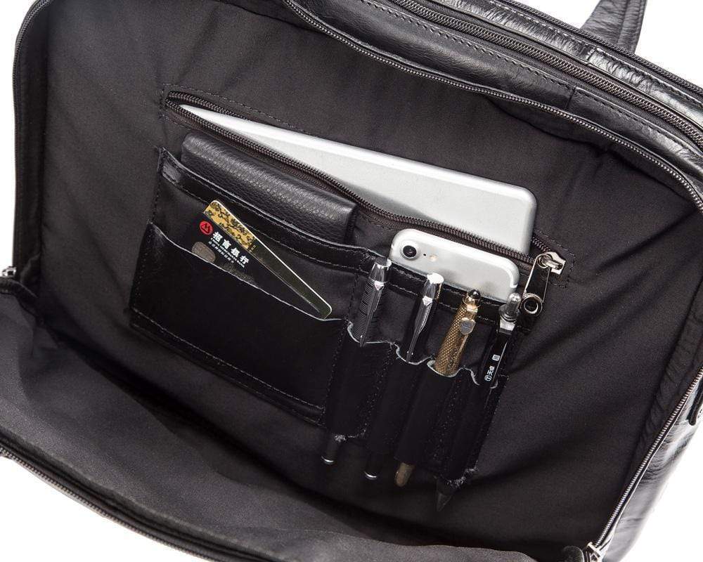 Rossie Viren  Leather  Mens Briefcase