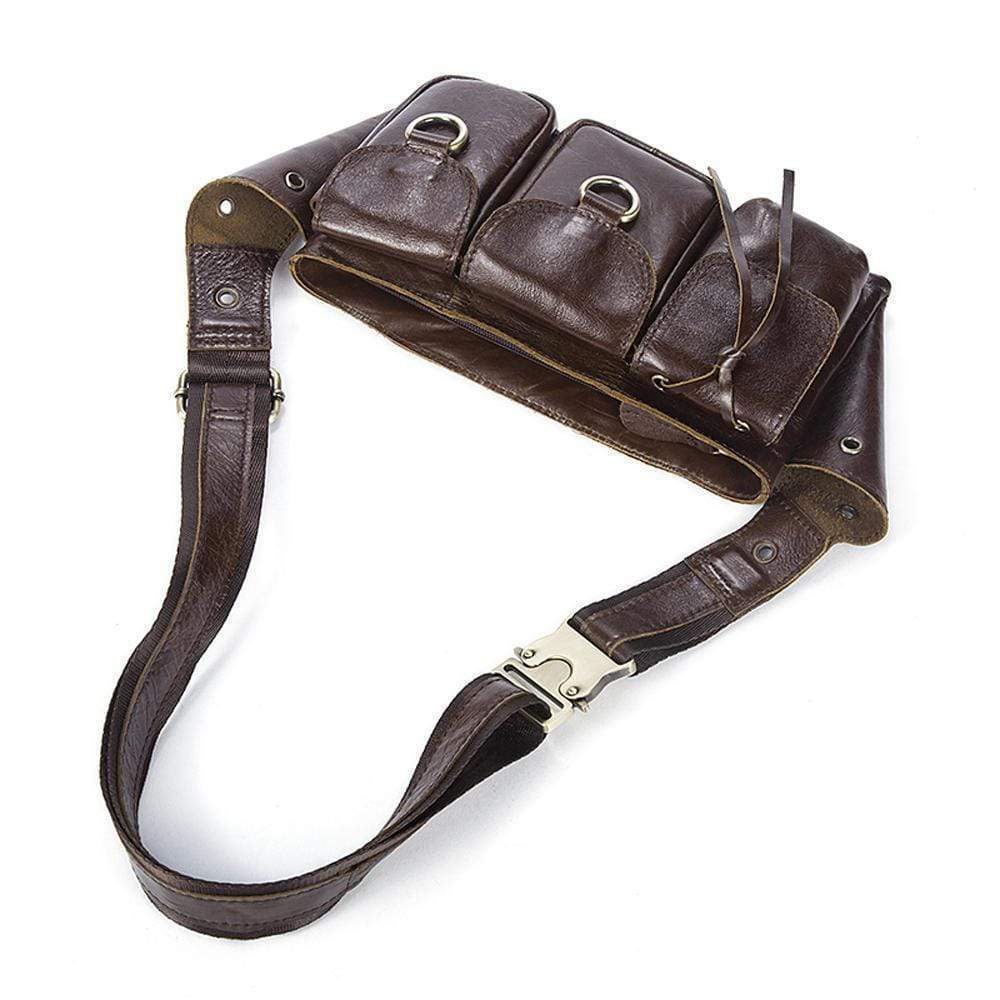 Rossie Viren Vintage Brown Waist Shoulder Bag