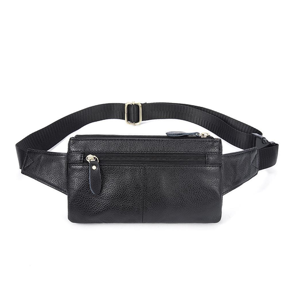 Rossie Viren Vintage Calfskin Leather Waist Bag,Fanny Pack,Belt Bag