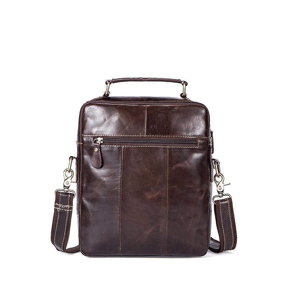 Rossie Viren Vintage Crossbody Bag Two Pockets Front With Grab Handle And Long Shoulder Strap