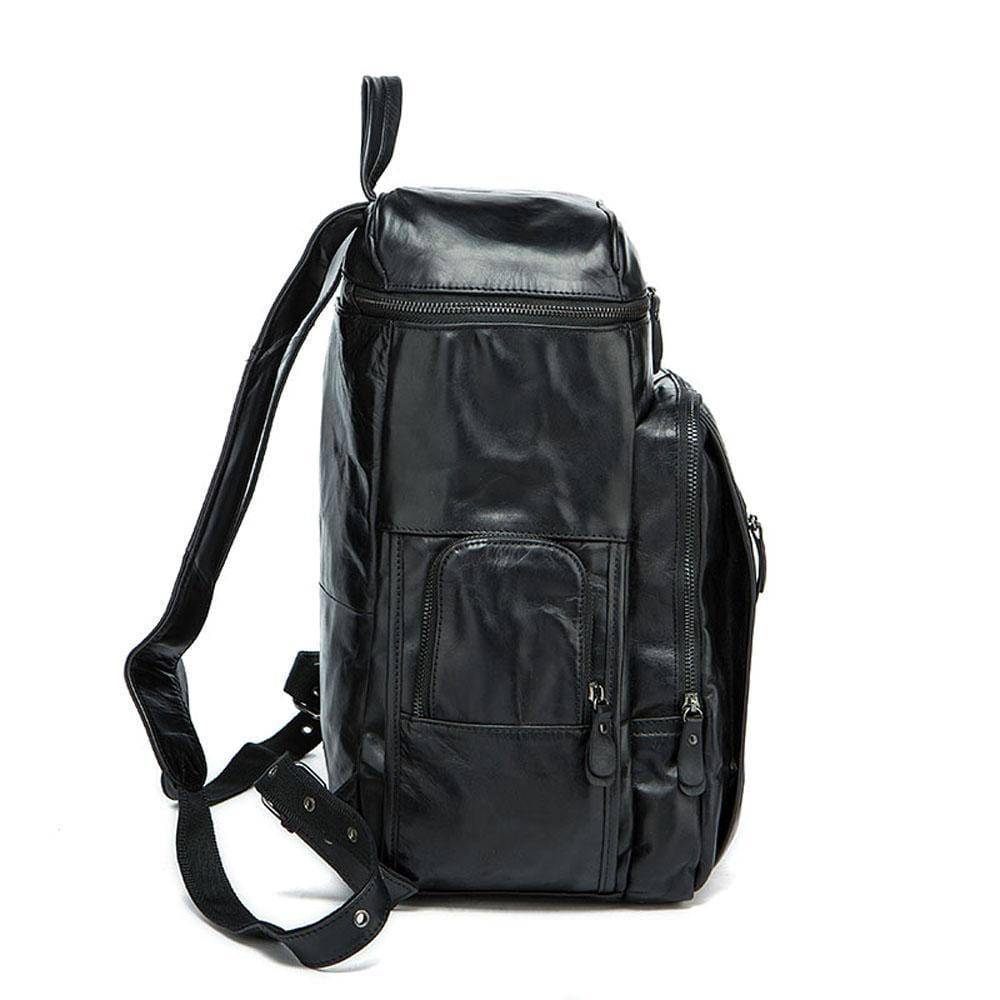 Rossie Viren  Vintage Leather Large Volume  Backpack,Rucksack,Knapsack For Men