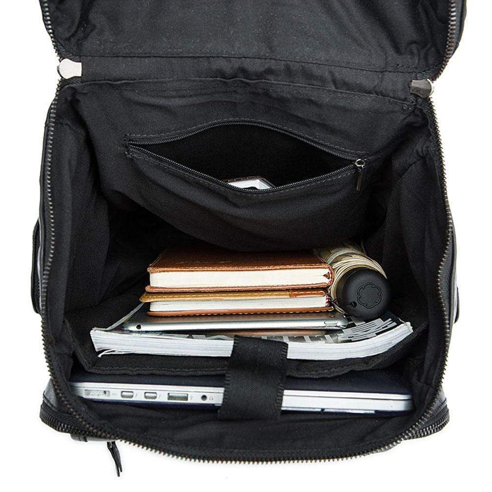 Rossie Viren  Vintage Leather Large Volume  Backpack,Rucksack,Knapsack For Men