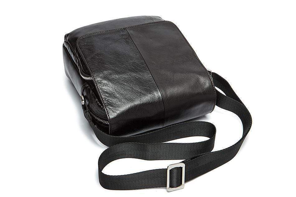 Rossie Viren Vintage Leather Mini Messenger Bag